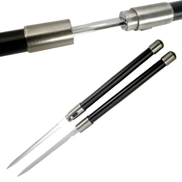 Counterspy Twin Ninja Fighting Swords - Tophatter's Army Products & Self Defense Collectible Weapons - Tophatter Daily Deals